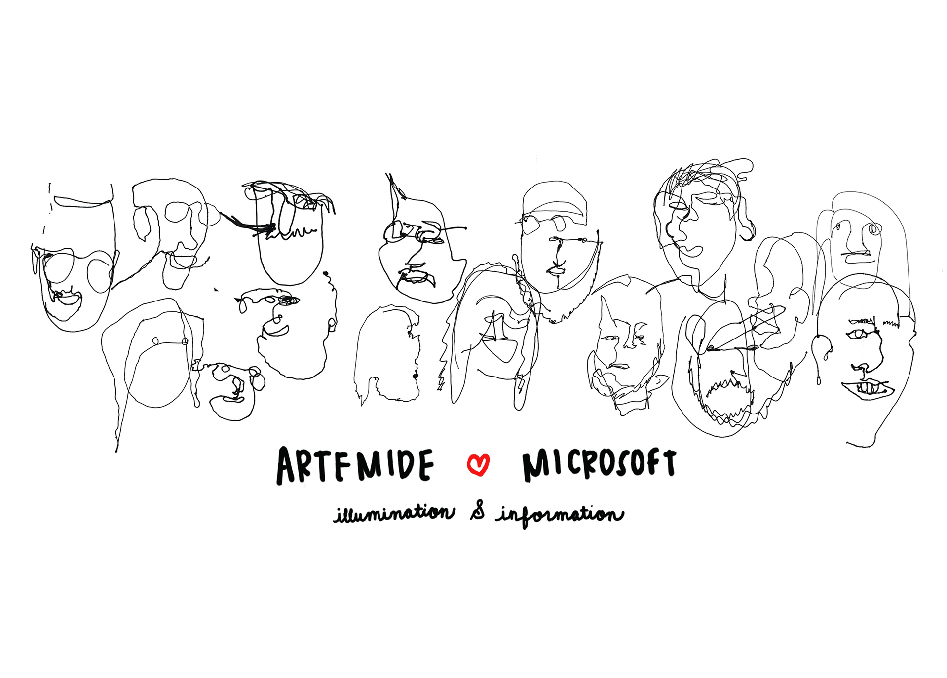 Banner image for the collaboration between Artemide and Microsoft.