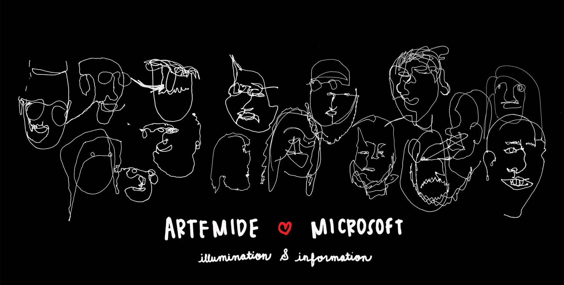 Banner image for the collaboration between Artemide and Microsoft.