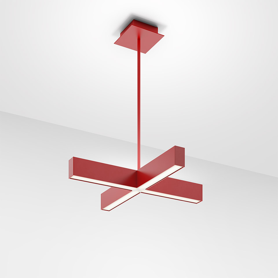 Tetras - Large - Diffused Emission - 3000K - Red