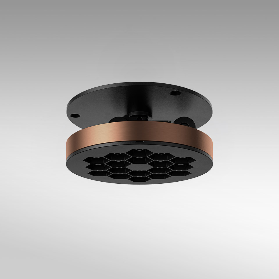 Helgoland 90 - Light Engine - 2700K - 28° - Rame/Nero