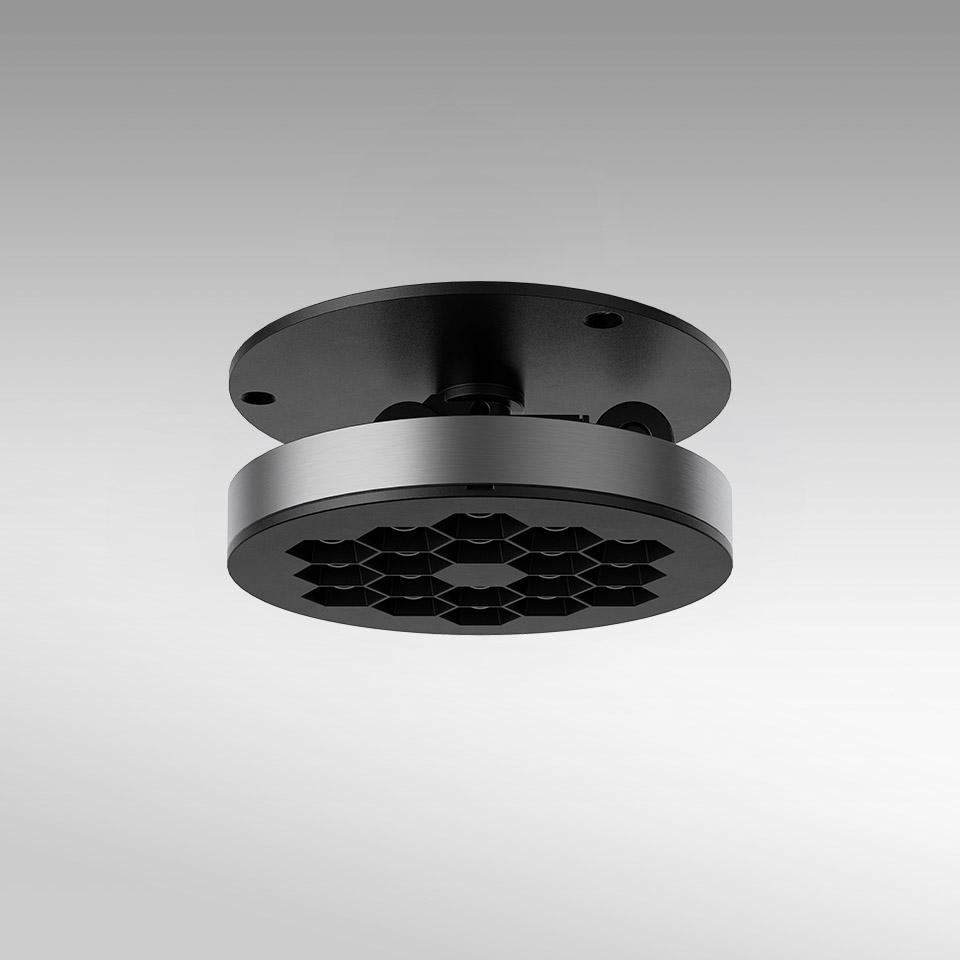 Helgoland 90 - Light Engine - 2700K - 28° - Argento/Nero
