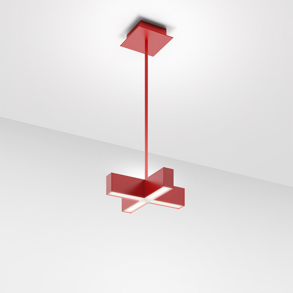Tetras - Small - Diffused Emission - 3000K - Red