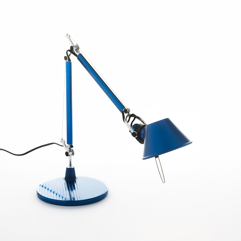 Tolomeo Micro Tavolo - Blu anodizzato - Corpo Lampada + Base - 2
