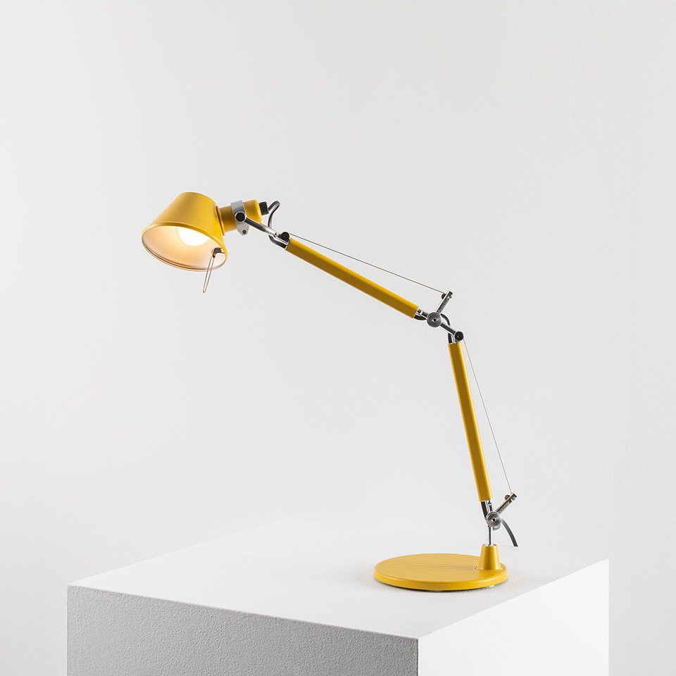 Tolomeo Micro Tavolo - Giallo - Corpo Lampada + Base