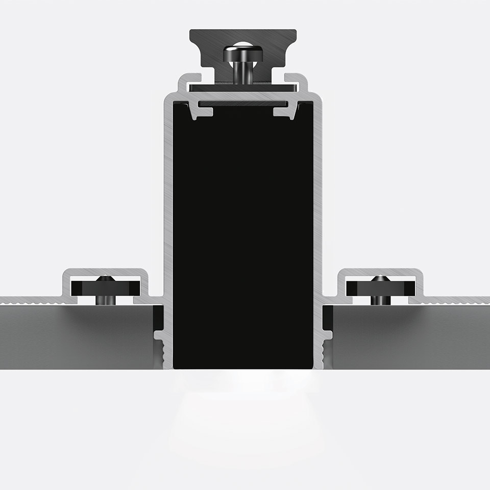 A.24 - Binario Magnetico Incasso - Cassaforma - Curvo - R=561mm - α=60°