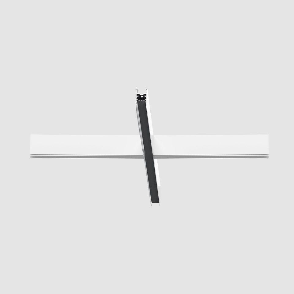A.24 - Binario Magnetico Soffitto - Giunto X - Bianco