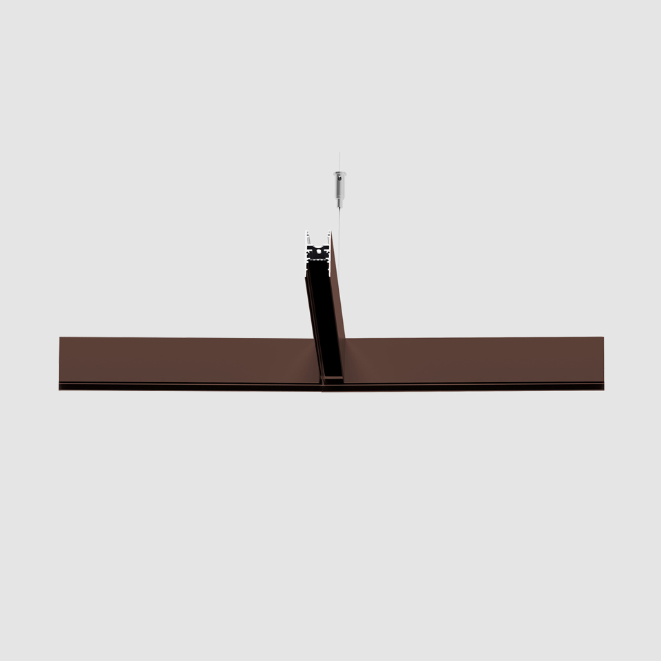 A.24 - Binario Magnetico Sospensione - Giunto T - Bronzo Spazzolato