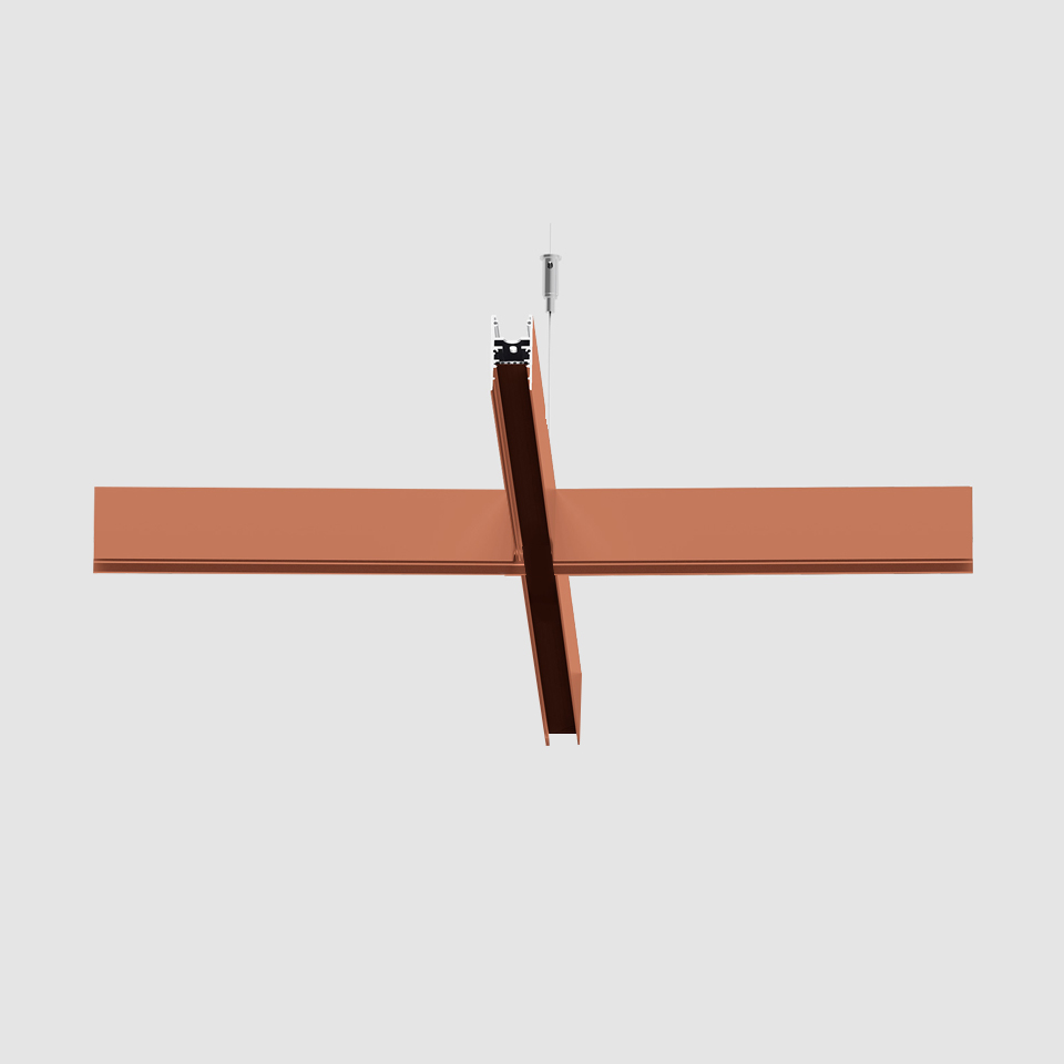 A.24 - Binario Magnetico Sospensione - Giunto X - Rame Spazzolato