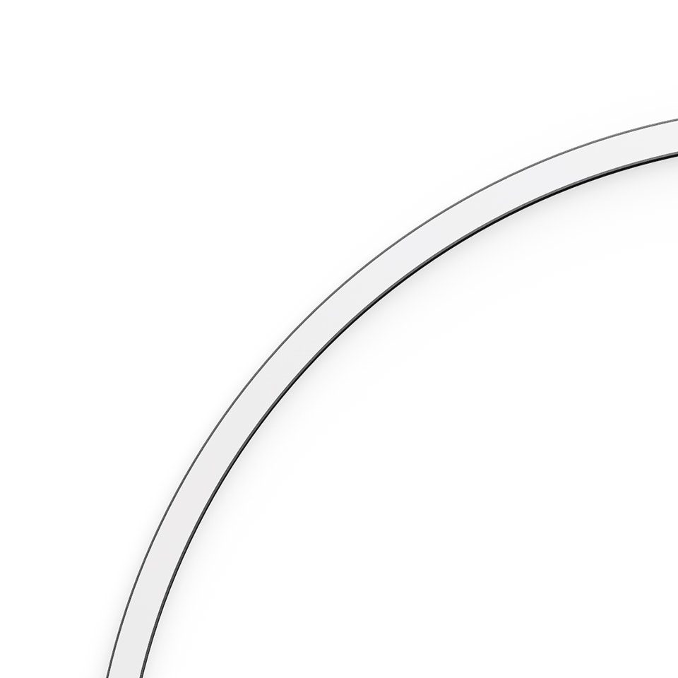 A.24 - Emissione Diffusa Incasso - Modulo Curvo - R=561mm - α=60° - 2700K