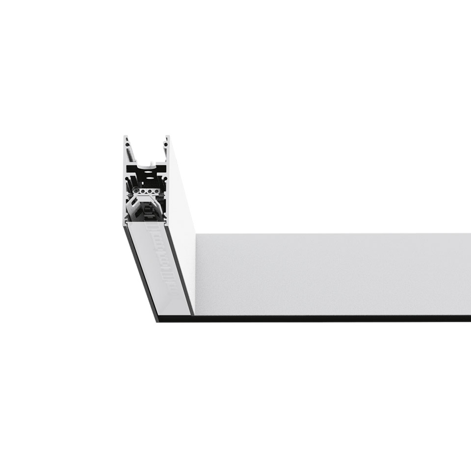 A.39 Recessed - 90° Corner Trim 3000K DALI Black