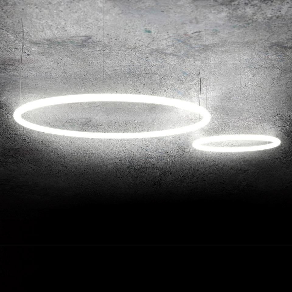 Alphabet of light circular 90 sospensione