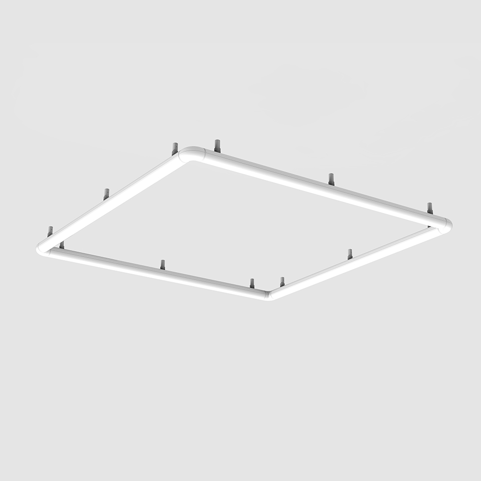 Alphabet of Light - Square - 180 - Parete/Soffitto Semi-Recessed - Dali/Push o APP
