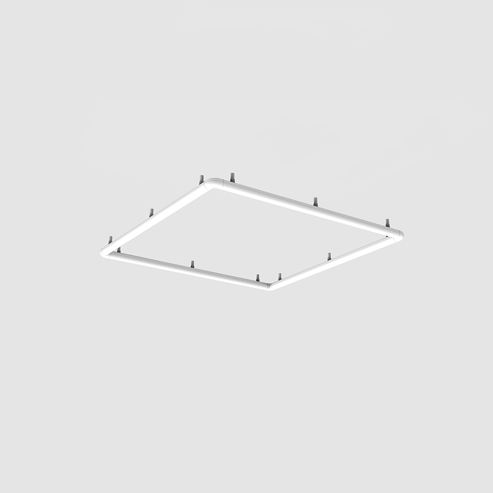 Alphabet of Light - Square - 120 - Parete/Soffitto Semi-Recessed - Dali/Push o APP