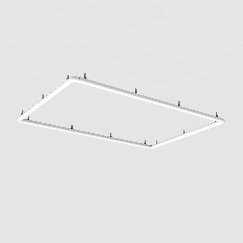 Alphabet of Light - Rectangular - Parete/Soffitto Semi-Recessed - Dali/Push o APP