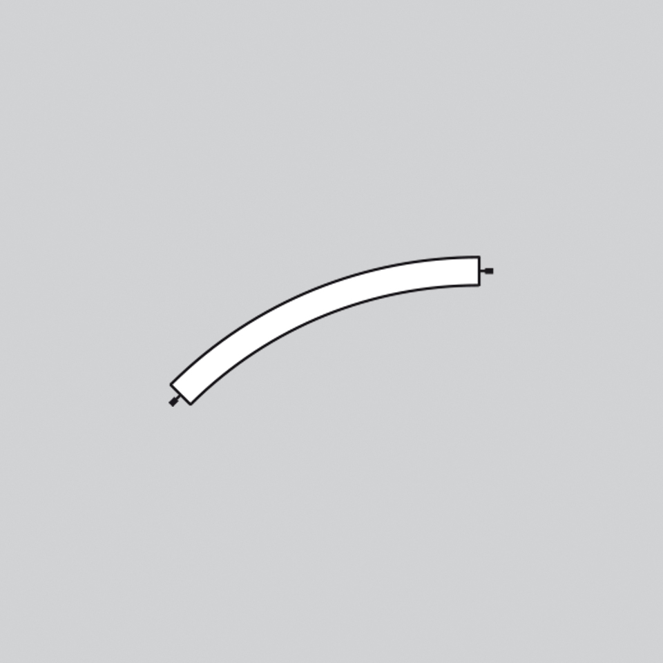 Alphabet of light system - Suspension - Curved - 45° - 3000K - Intermediate - Not powered