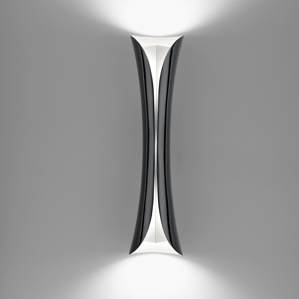 Cadmo Parete - LED - Nero/Bianco