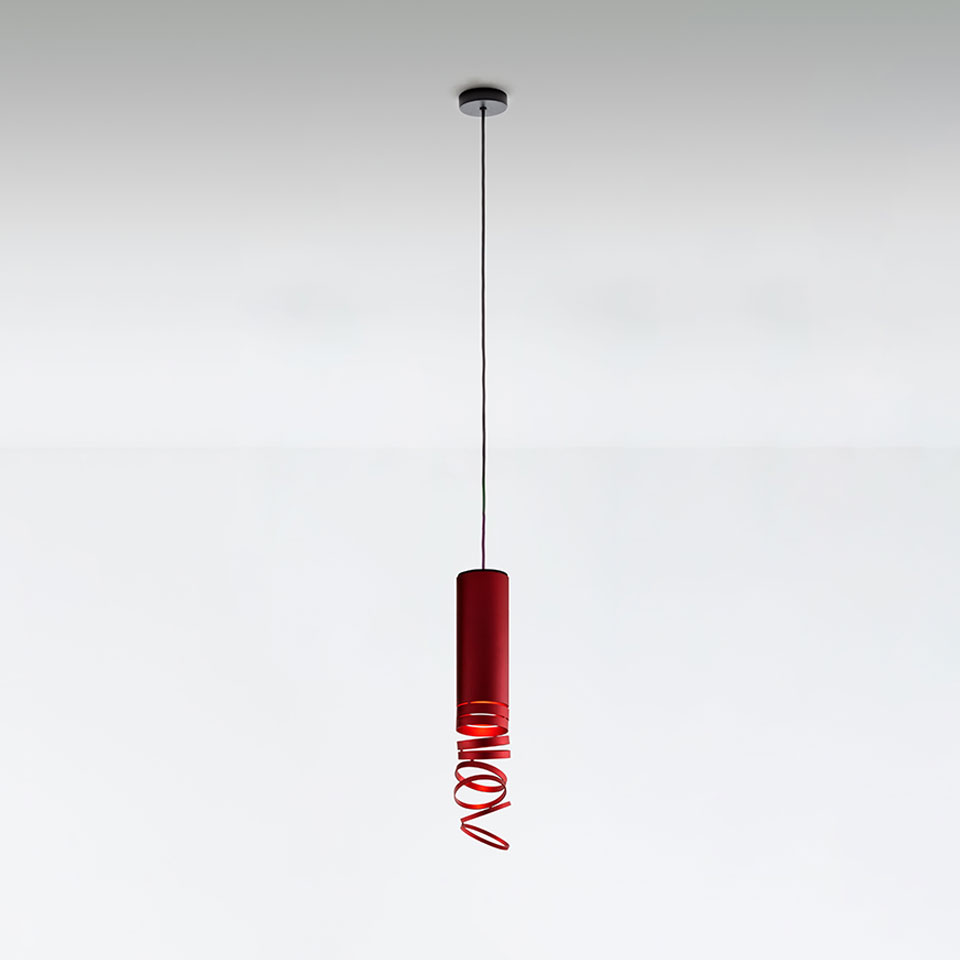 Decomposé Light Suspension - Red - 2