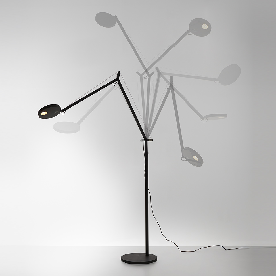Demetra Reading Floor - 2700K - Body Lamp - Anthracite Grey