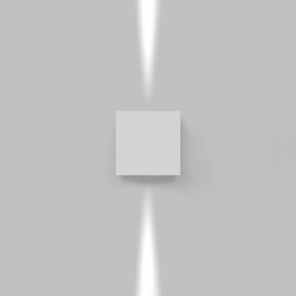 Effetto 14 Quadro 2 fasci stretti Grigio antracite