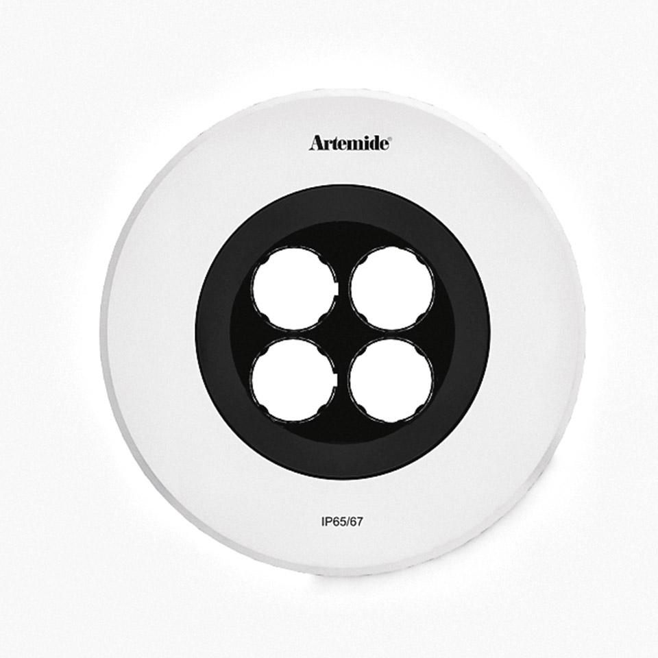 Ego Flat 150 downlight Round 9° 3000K Aluminium IK09