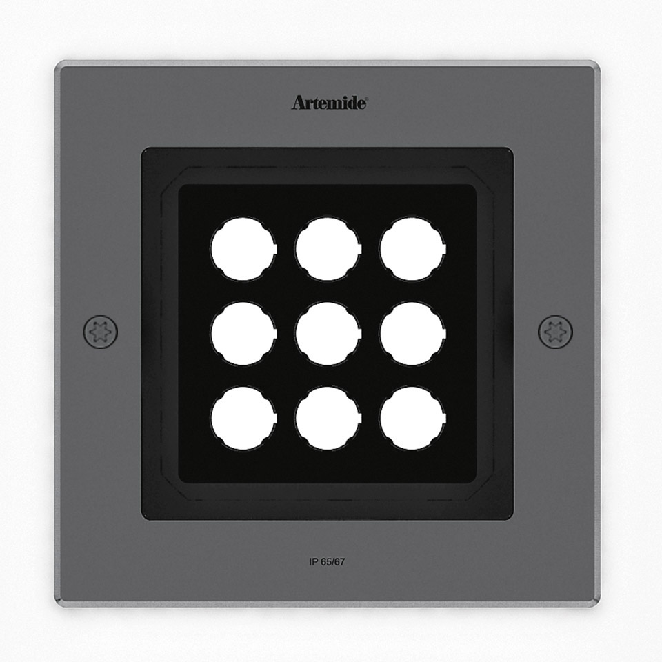 Ego 220 Flat walk-over stainless steel 5° 3000K Square