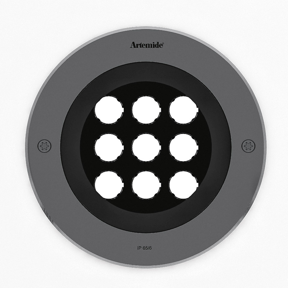 Ego 220 downlight Round 5° 3000K Inox IK10