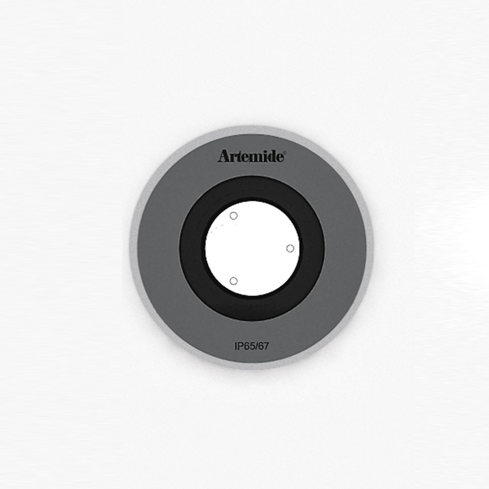 Ego Flat 90 downlight Round 10° 3000K Inox IK10
