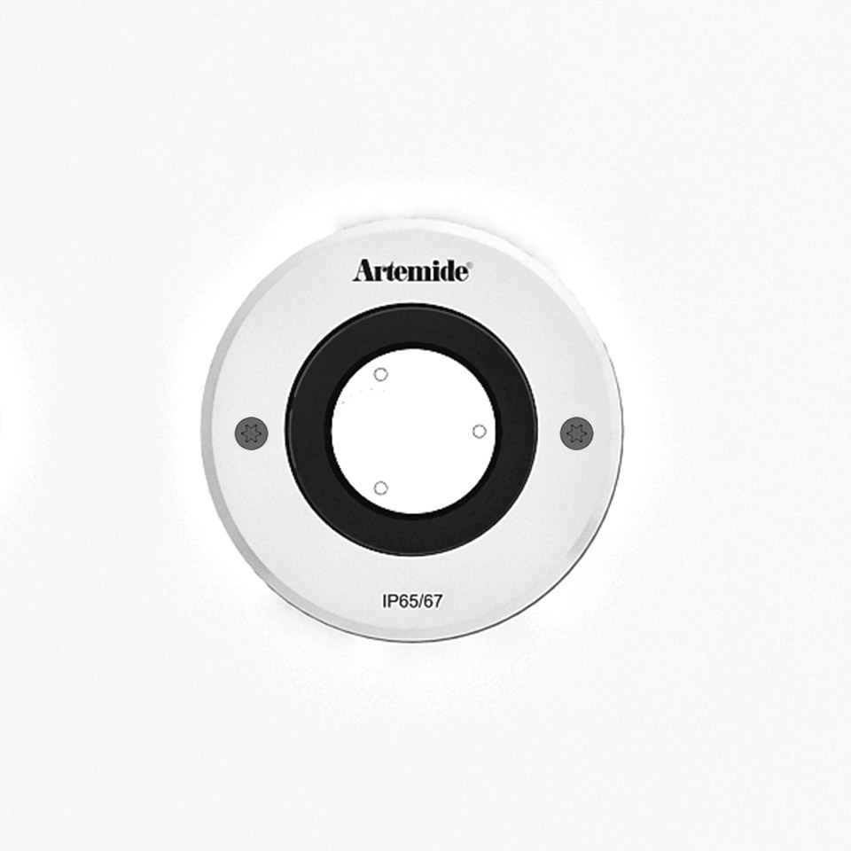 Ego 90 downlight Round 24° 3000K Aluminium IK10