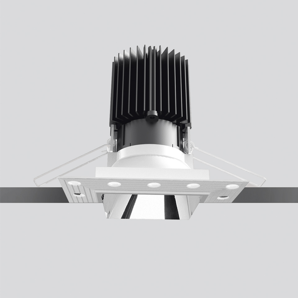 Everything 80 - Quadrato - Trimless - 24° - 2700K - Bianco