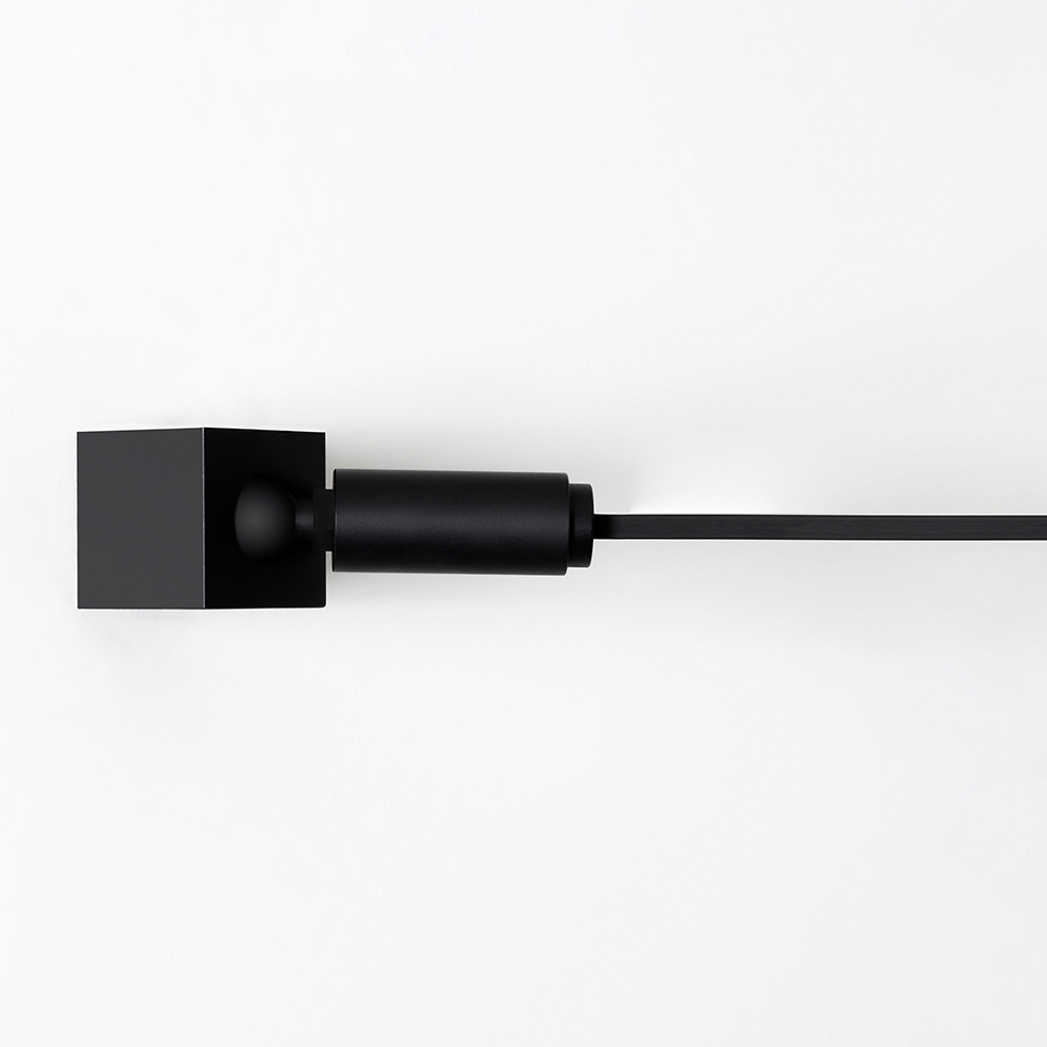 Funivia Plug - Cable reinforced with aramid fiber - 10000mm - Black