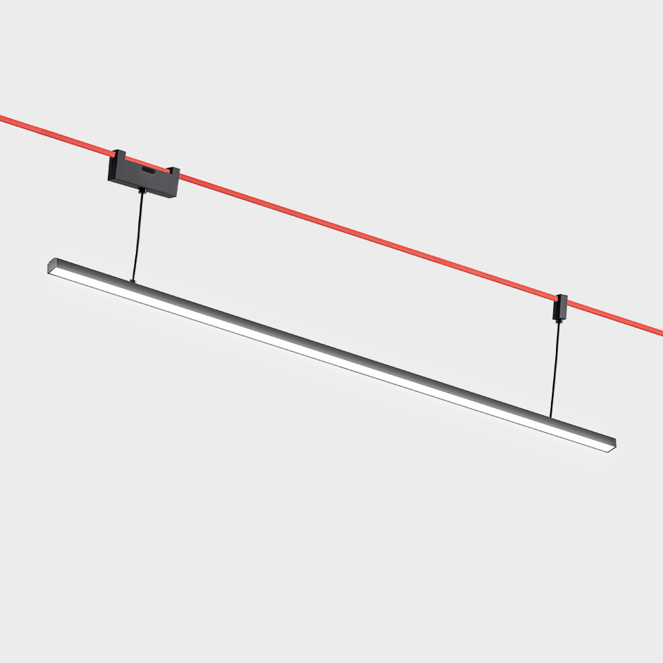 Diffused Linear Suspension Module - 1200mm - 2700K - Black - APP Compatible