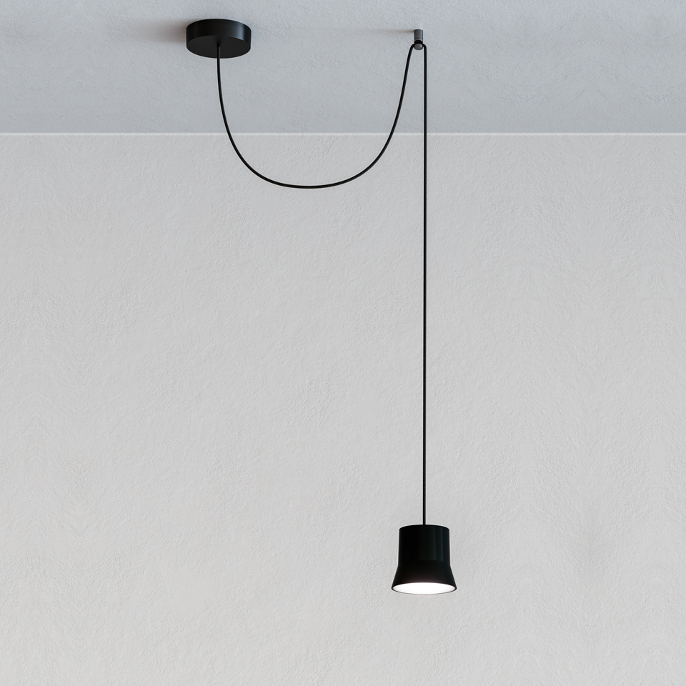 GIO.light Decentrata - Nero