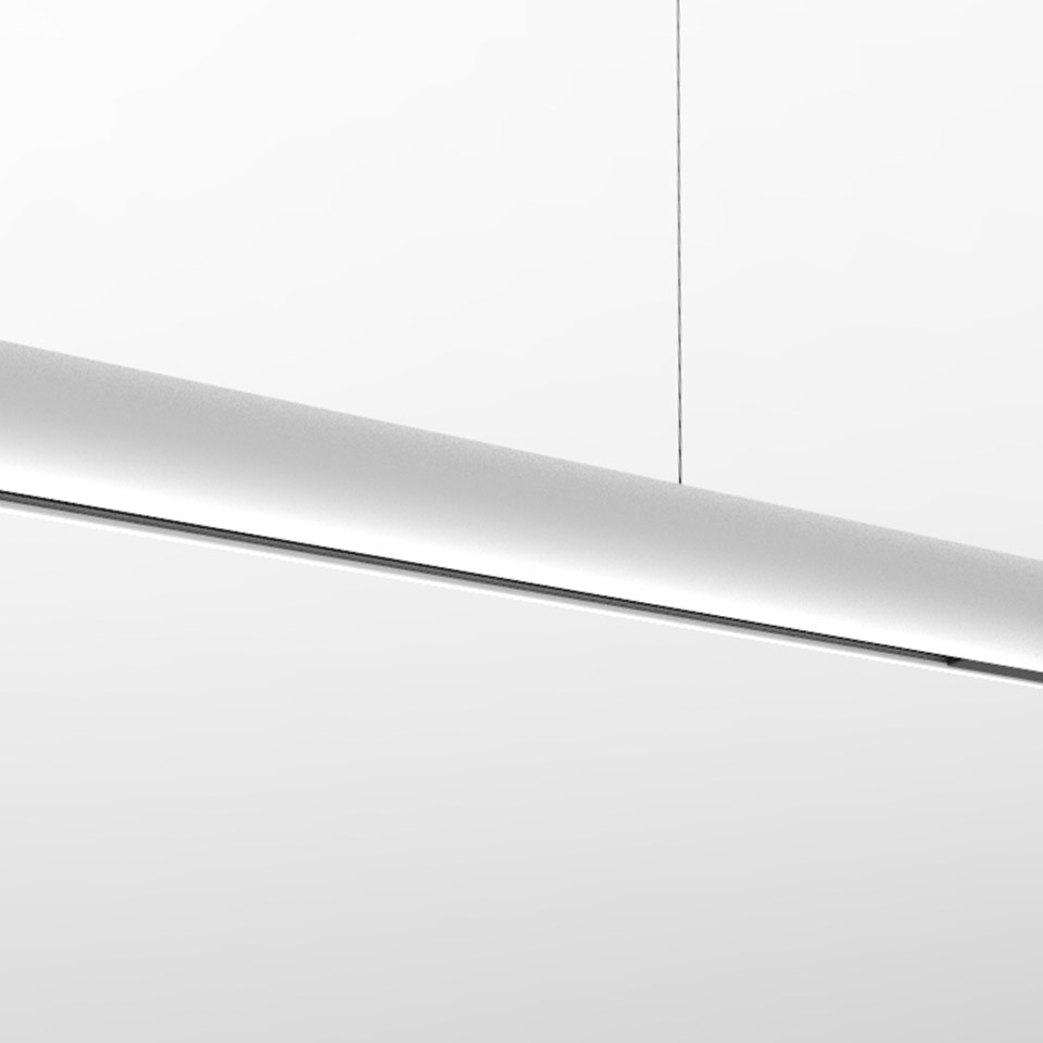 Gople System - Track - Lineare + Binario Indiretto - 1180mm - Bianco
