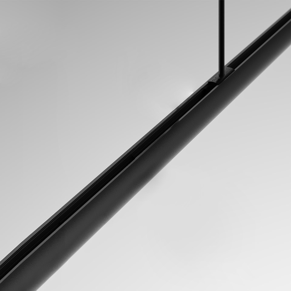 Gople System - Track - Lineare + Binario Indiretto - 1180mm - Nero