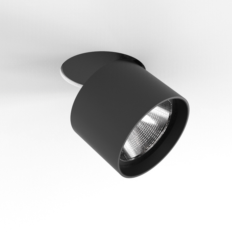 Hoy Spot - Semi-Recessed - 90 - 67° - 4000K - Black - 2