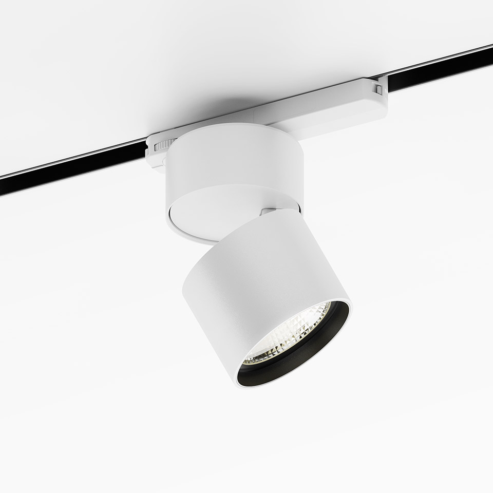 Hoy 3-Phase Track - 90 - 13° - 2700K - Dimmable DALI - White