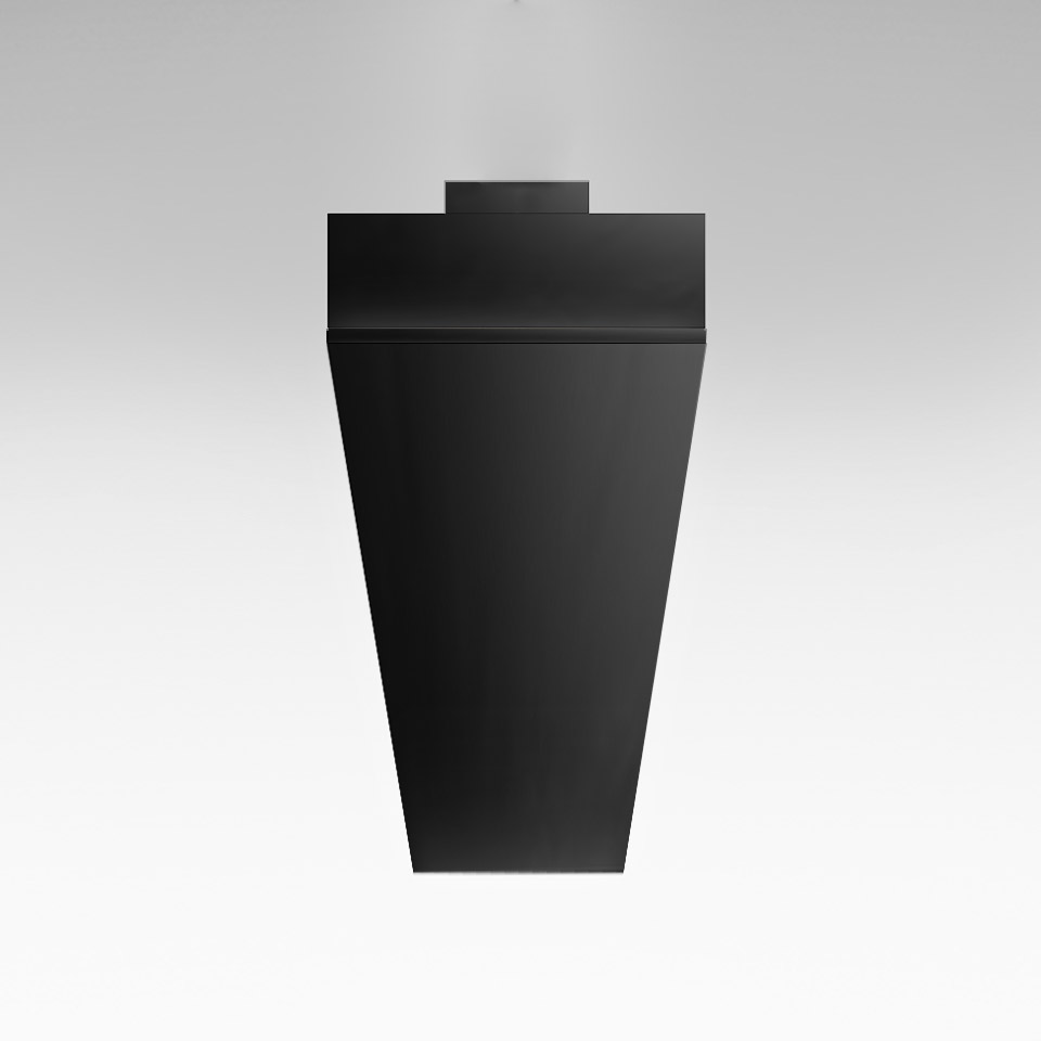 Hoy System Recessed - Linear Module - No Light - 384mm - Black