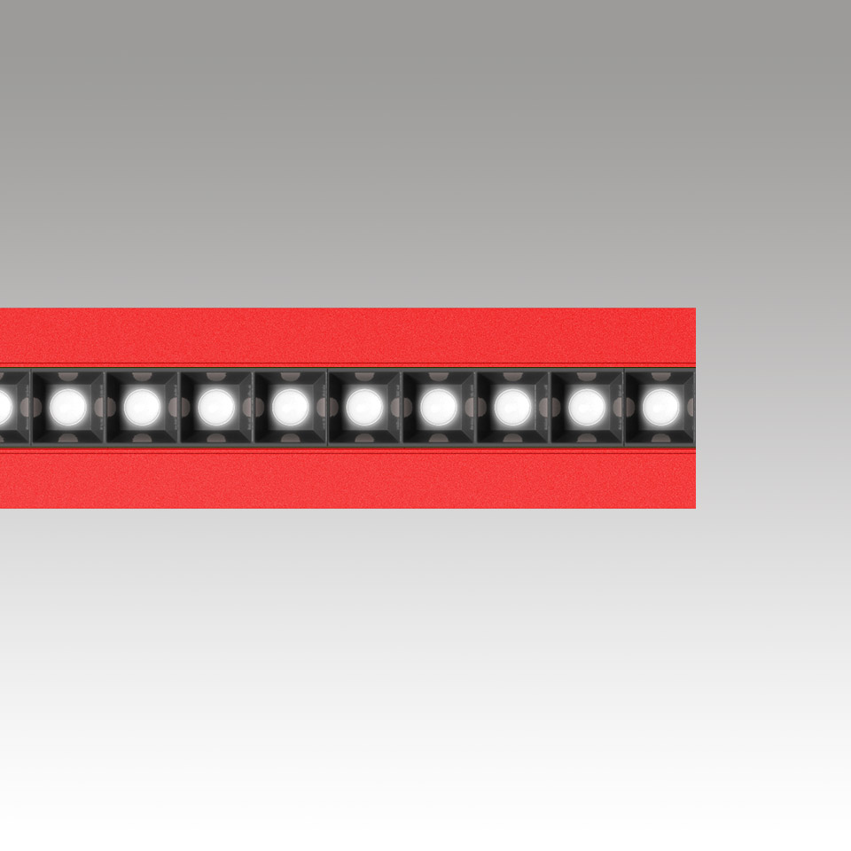 Katà Métron - Refractive - Direct + Indirect Emission - 3000K - 592 - Red