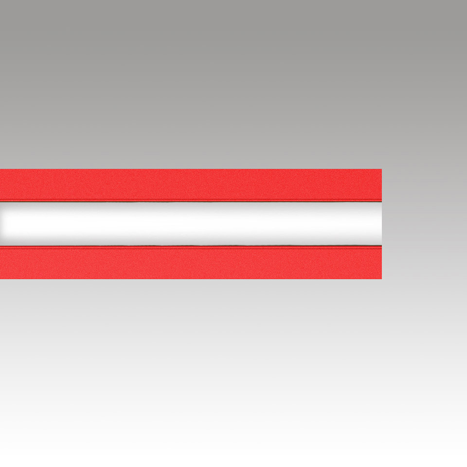 Katà Métron - Diffused - Direct + Indirect Emission - 3000K - 592 - Red