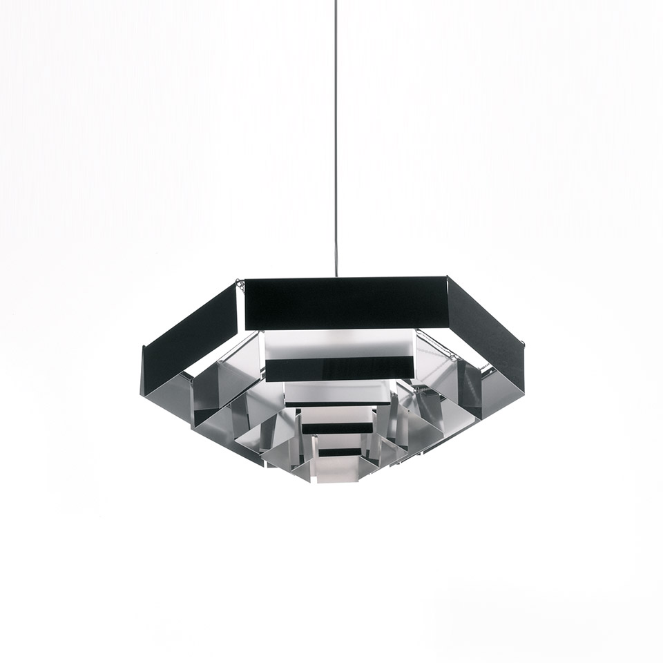 Lampada Esagonale 52 - Aluminum