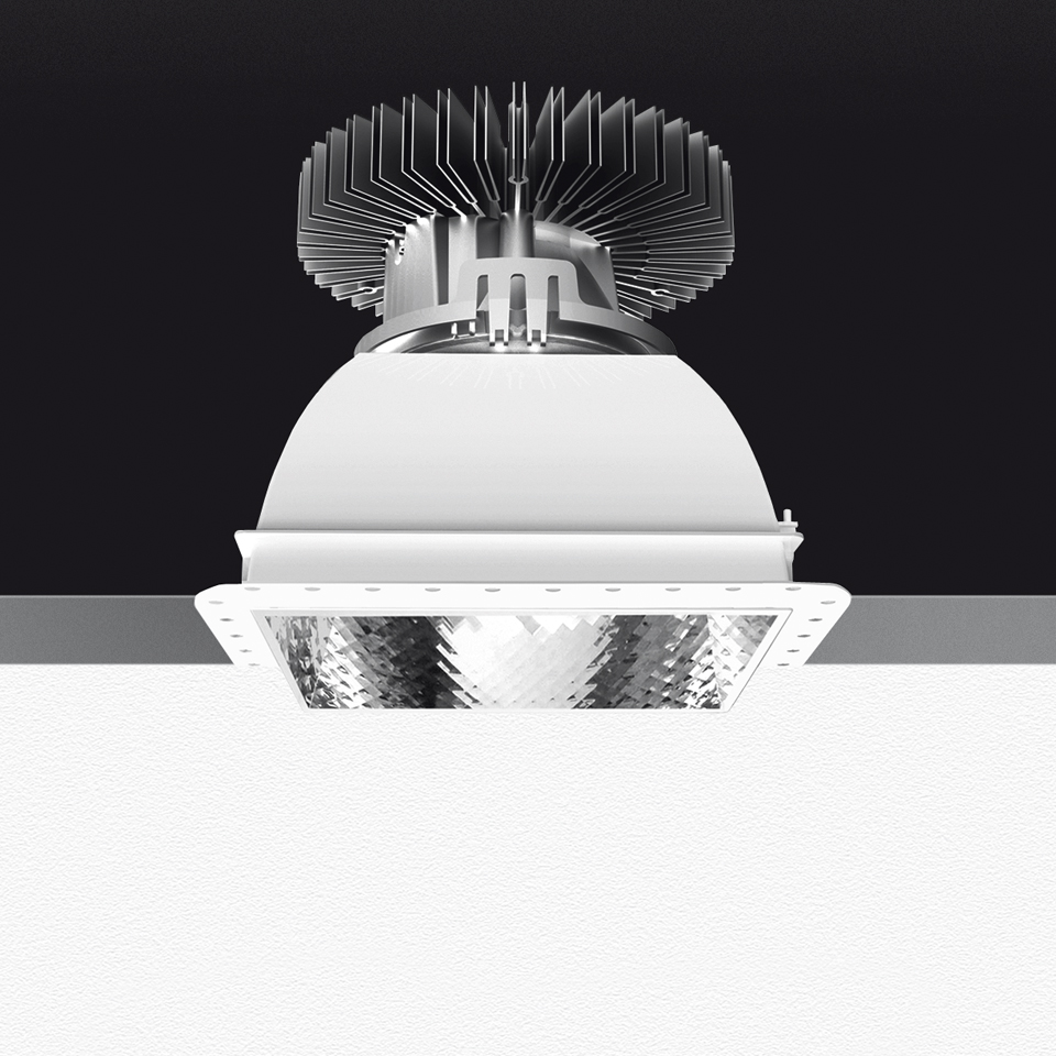 Luceri Kadro Trimless - Faceted Mirror Optics 3000K - Driver 25W
