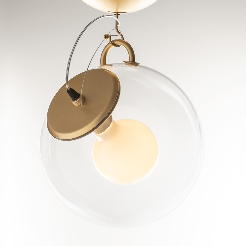 Miconos Soffitto - Ottone satinato - 2