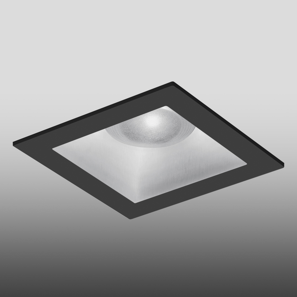 Parabola 80 - Quadrato - 52° - 2700K - Nero