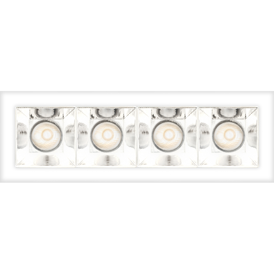 Sharp - 4 optic unit - 11W - 20° 3000K Trim Bianco - 2