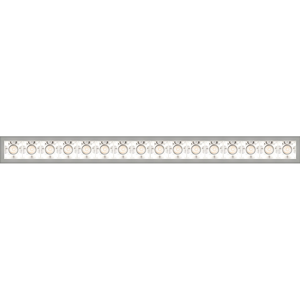 Sharp - 16 optic unit - 44W - 20° 3000K Trim Silver - 2