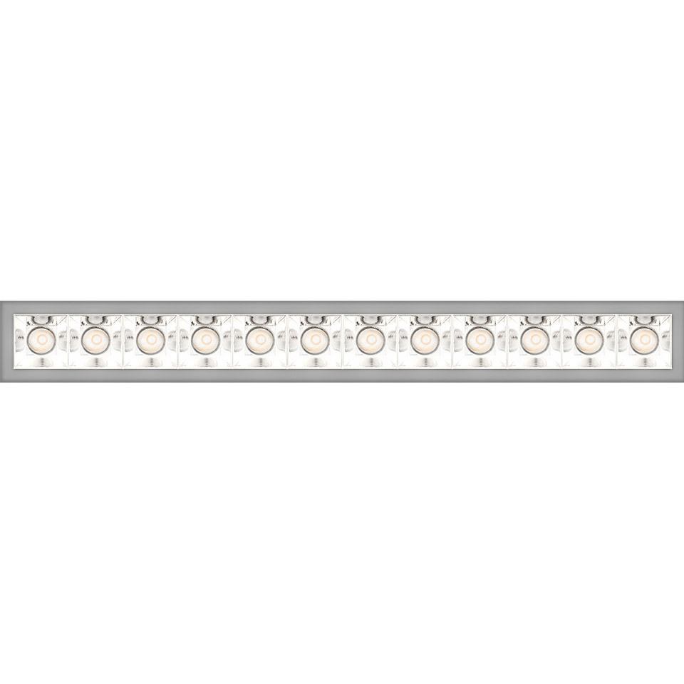 Sharp - 12 optic unit - 33W - 36° 3000K Trim Argento - 2
