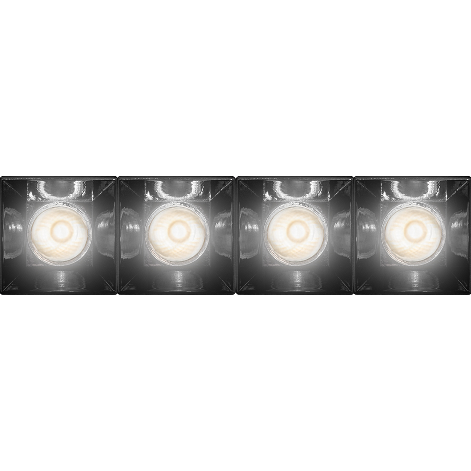 Sharp - 4 optic unit - 11W - 20° 2700K Trimless