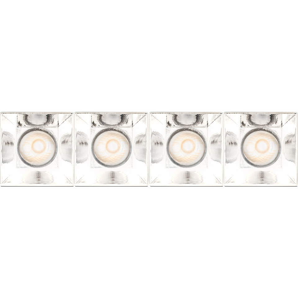 Sharp - 4 optic unit - 11W - 52° 3000K Trimless - 2