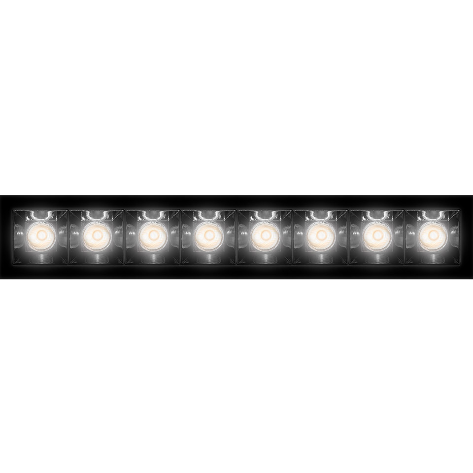 Sharp - 8 optic unit - 22W - 20° 2700K Trim Black