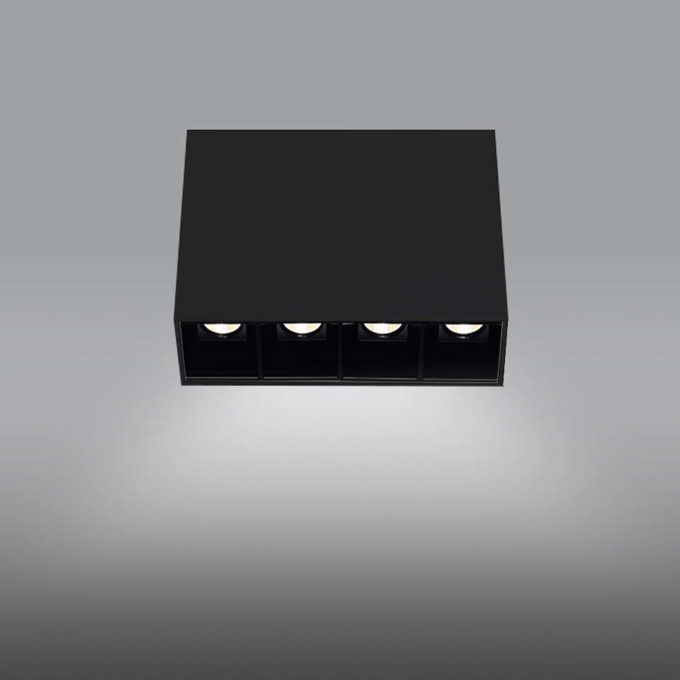 Sharp SMD - 4 optic unit - 12W - 20° 2700K Nero